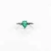 Anel de Esmeralda em Ouro 18k