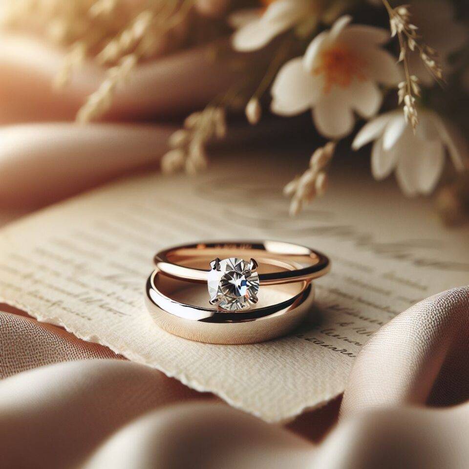Qual a diferença entre anel de noivado e aliança de casamento?