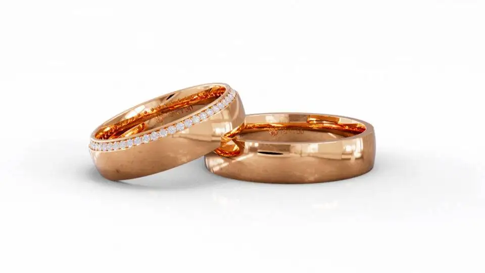 Alianças de Casamento Ouro 18k Santo André