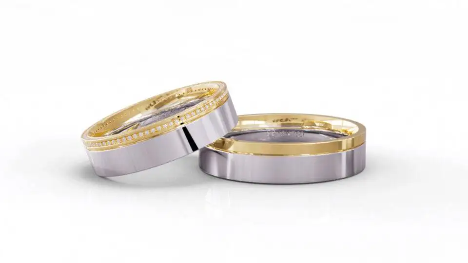 Alianças de Casamento Ouro 18k Contagem