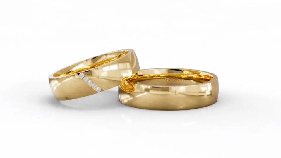 Alianças de Casamento Ouro 18k Campinas