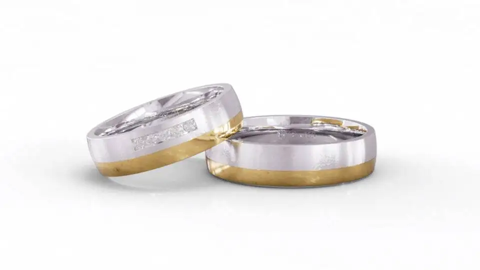 Alianças de Casamento Ouro 18k São Gonçalo