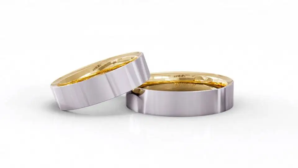 Alianças de Casamento Ouro 18k Mauá