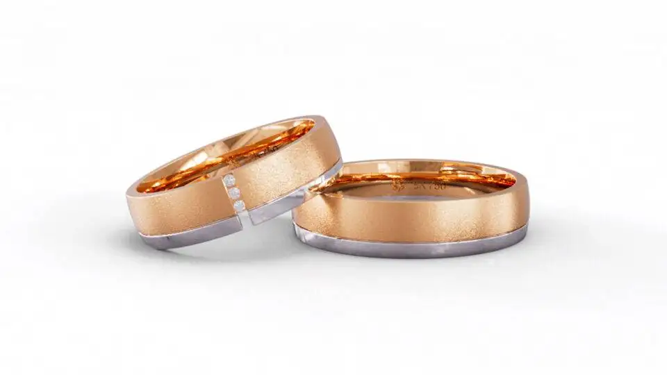 Alianças de Casamento Ouro 18k Aparecida de Goiânia