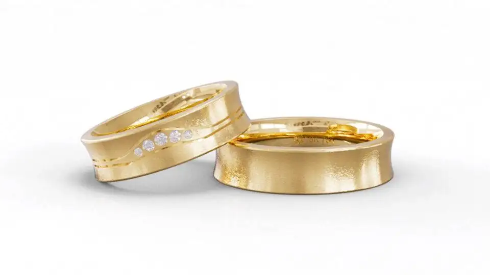 Alianças de Casamento Ouro 18k Betim