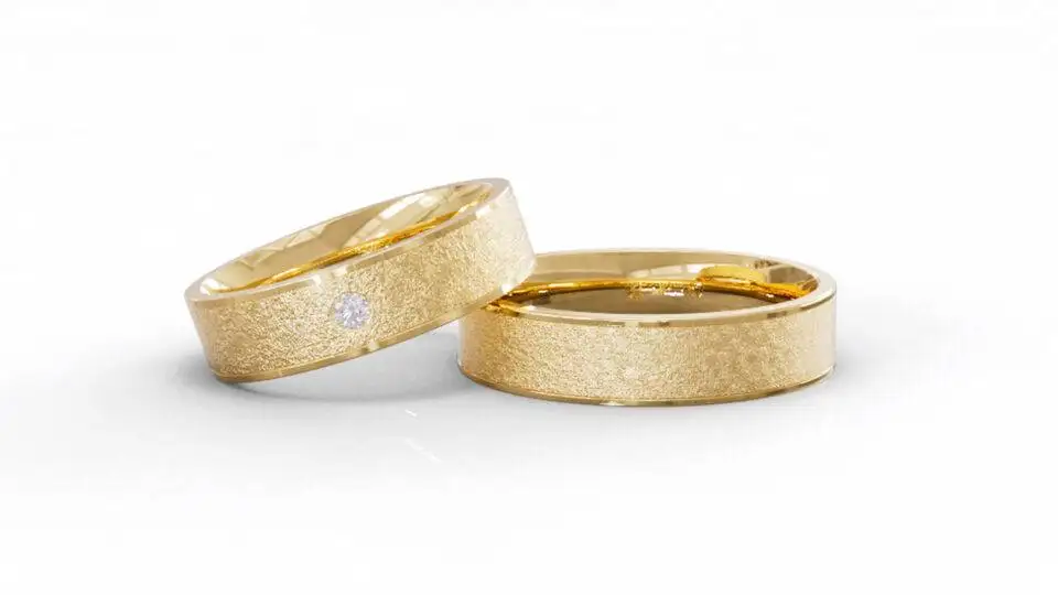 Alianças de Casamento Ouro 18k Aracaju