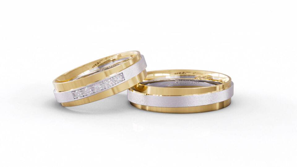 Alianças de Casamento Ouro 18k Petrolina