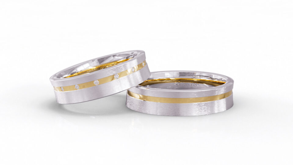 Alianças de Casamento Ouro 18k Cascavel