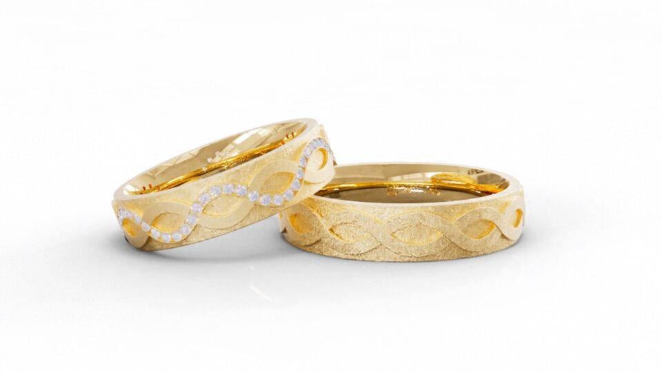 Alianças de Casamento Ouro 18k Paulista