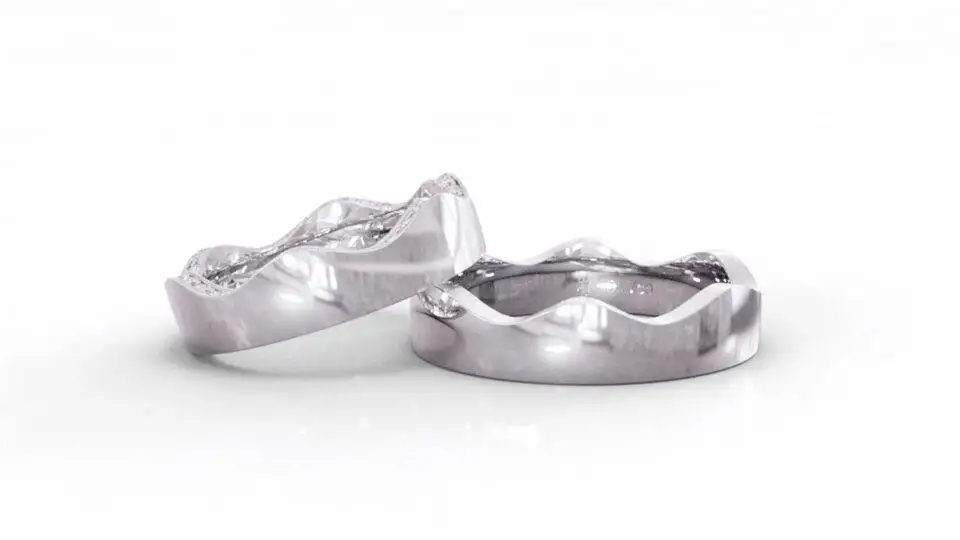 Alianças de Casamento Ouro 18k São Vicente