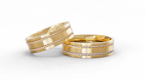 Alianças de Casamento Ouro 18k Pelotas