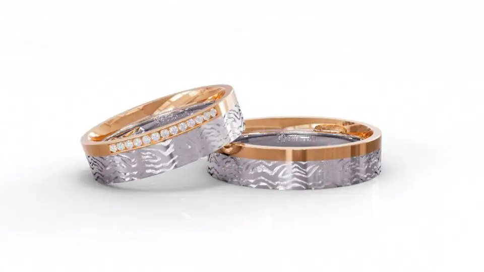 Alianças de Casamento Ouro 18k Vitória