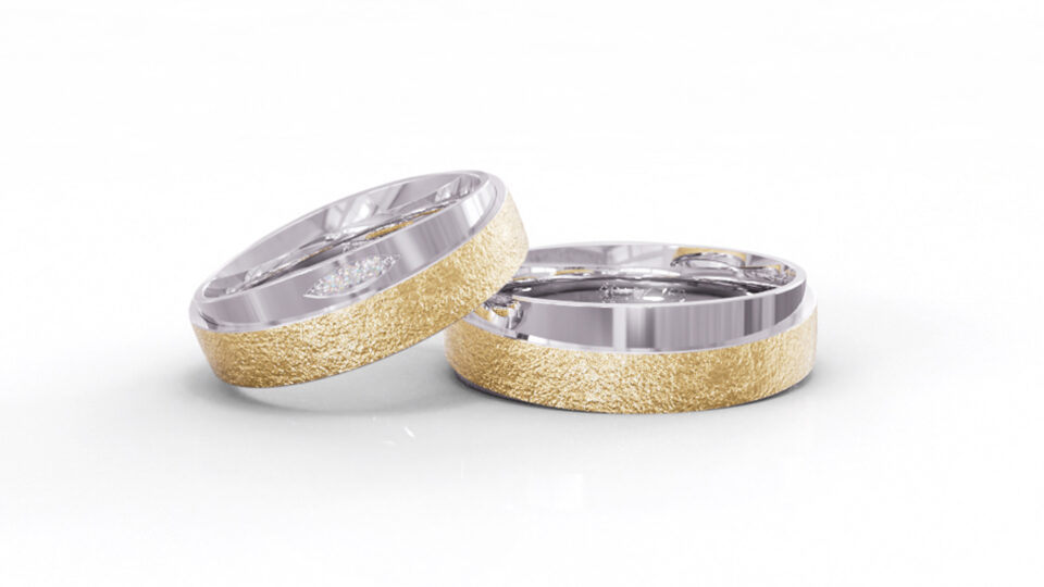 Alianças de Casamento Ouro 18k Taubaté