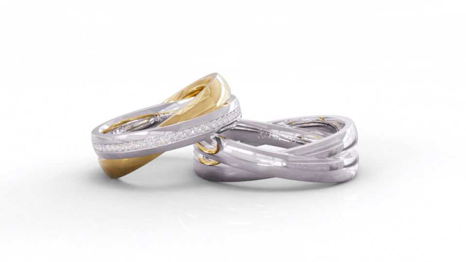 Alianças de Casamento Ouro 18k Suzano