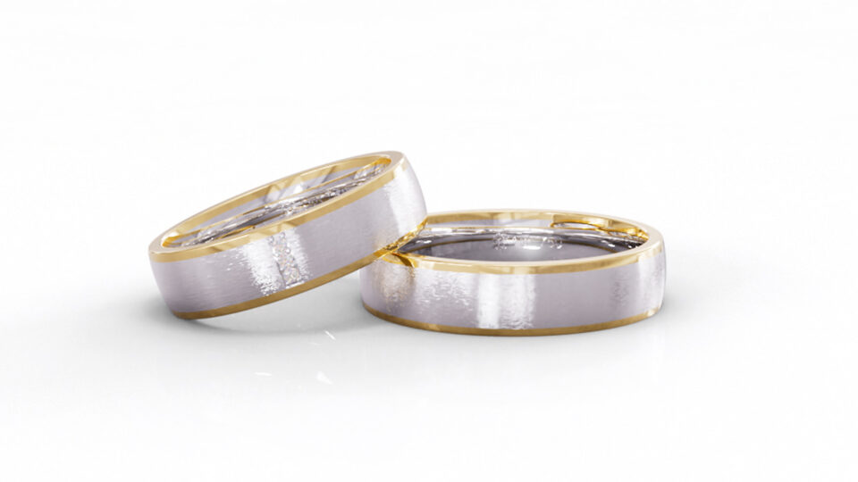 Alianças de Casamento Ouro 18k Palmas
