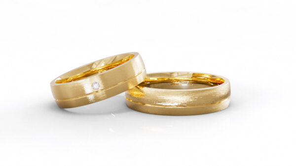 Alianças de Casamento Ouro 18k Rio Branco