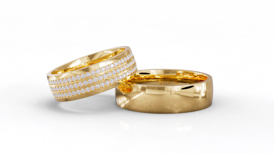 Alianças de Casamento Ouro 18k Bauru