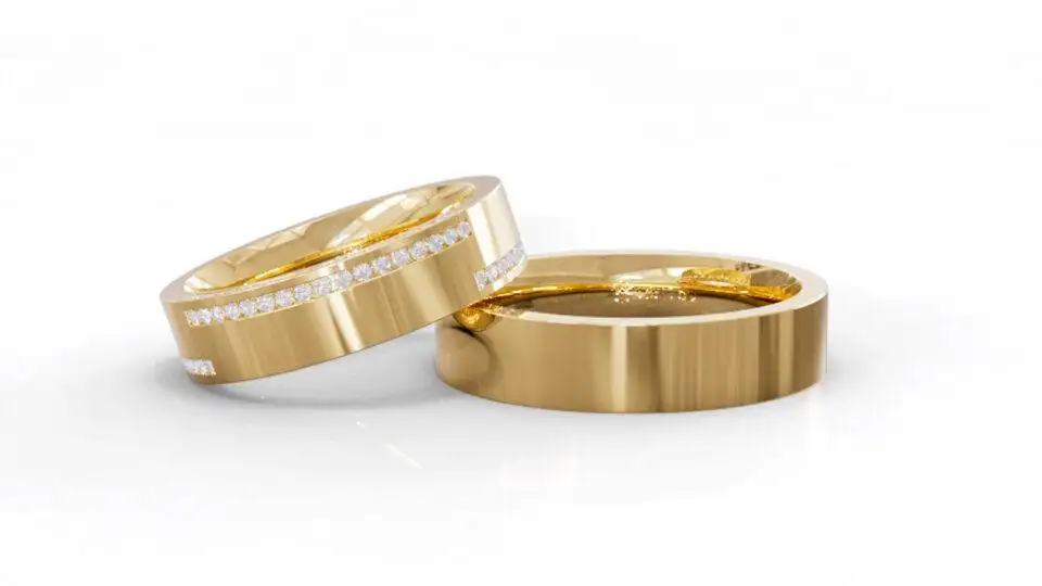 Alianças de Casamento Ouro 18k Ribeirão das Neves