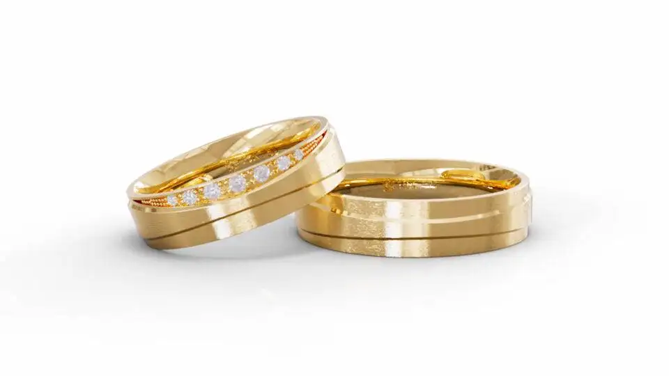 Alianças de Casamento Ouro 18k Taboão da Serra