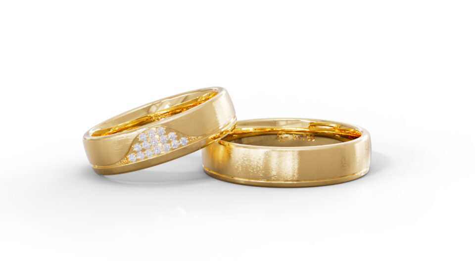 Alianças de Casamento Ouro 18k São José