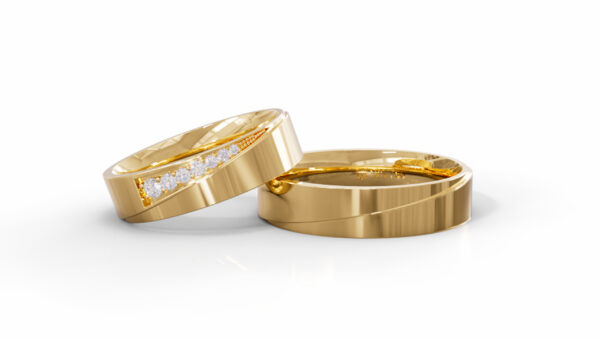 Alianças de Casamento Ouro 18k Marabá