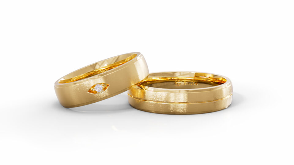 Alianças de Casamento Ouro 18k Juazeiro